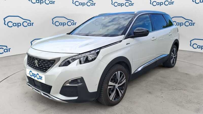 Blanc Utilisé 2018 Peugeot 5008 GT-line Monospace | 16 990 € (Prix juste) - Image 1/3
