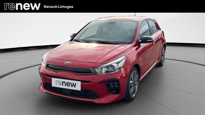 Rouge Utilisé 2021 Kia Rio GT-Line Berline | 13 690 € (Prix juste) - Image 1/4