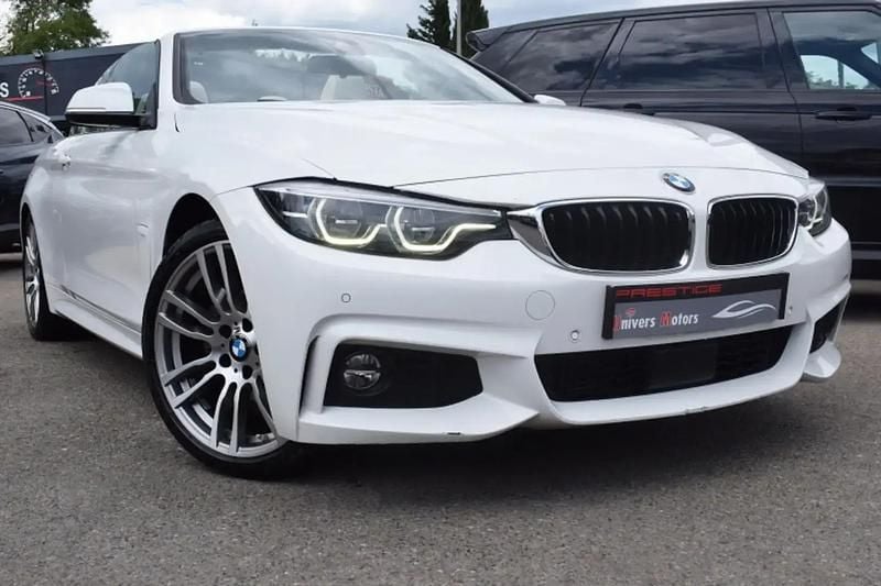 Blanc Utilisé 2019 BMW 420 M Sport Cabriolet | 25 900 € (Bon prix) - Image 1/4