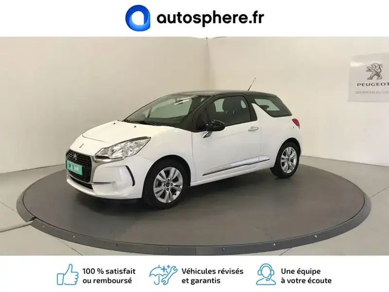 Blanc Utilisé 2017 DS Automobiles DS3 So Chic Berline | 13 780 € (Prix assez cher) - Image 1/4