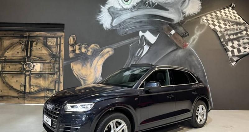 Bleu Utilisé 2020 Audi Q5 S-Line SUV | 33 990 € (Prix juste) - Image 1/4
