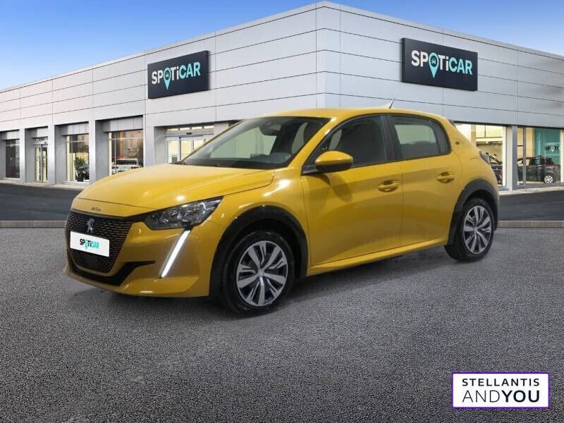 Occasion Peugeot e-208 Active 100 kW (136 ch) 2021 Jaune Citadine
