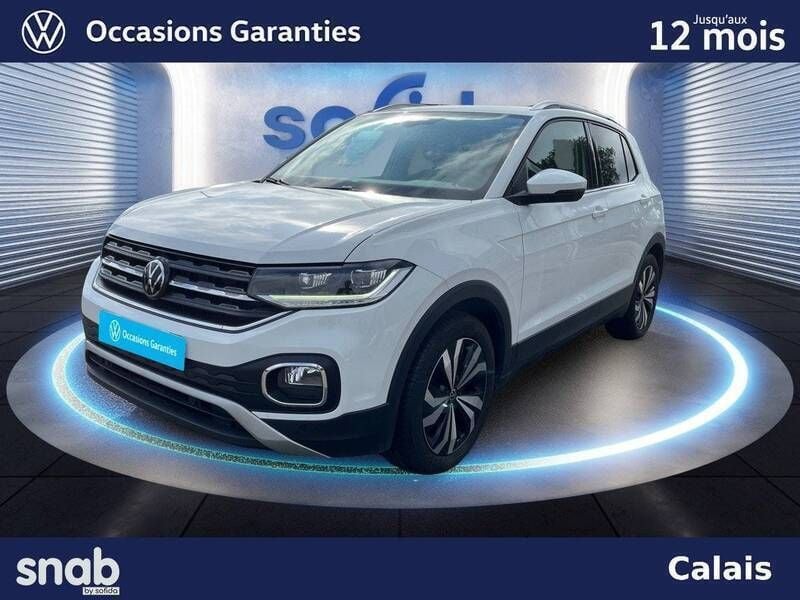 Blanc Utilisé 2022 VW T-Cross Style SUV | 19 990 € (Prix juste) - Image 1/3