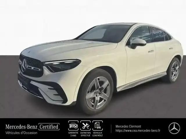 Blanc polaire Occasion 2023 Mercedes GLC220 AMG line Coupé | 63 990 € (Prix juste) - Image 1/4
