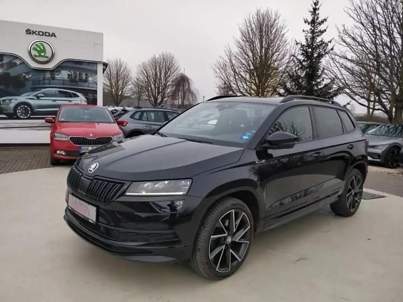 Noir Utilisé 2020 Skoda Karoq SportLine SUV | 30 940 € (Prix juste) - Image 1/4
