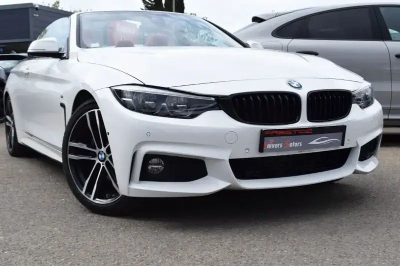 Blanc Utilisé 2020 BMW 420 M Sport Cabriolet | 31 900 € (Bon prix) - Image 1/4