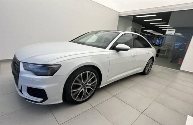 Blanc glacier métallisé Utilisé 2023 Audi A6 S-Line Berline | 55 470 € (Prix assez cher) - Image 1/4
