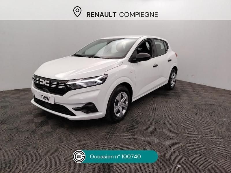 Blanc Utilisé 2023 Dacia Sandero Essentiel Citadine | 12 990 € (Bon prix) - Image 1/4