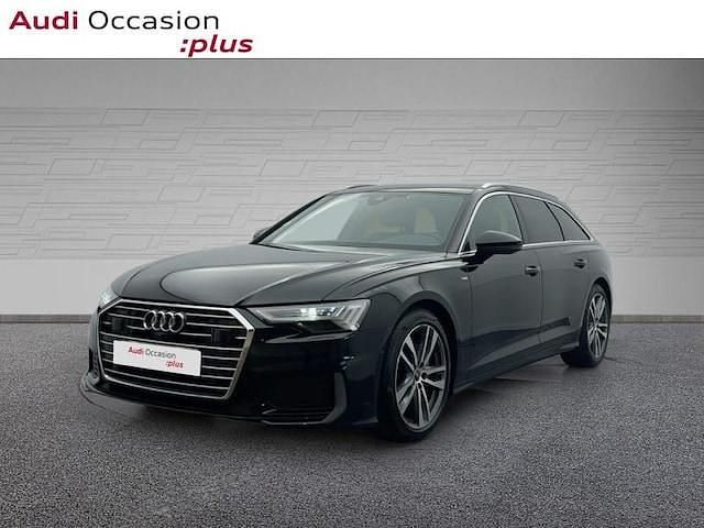 Noir mythe métallisé Utilisé 2022 Audi A6 S-Line Break | 37 458 € (Prix juste) - Image 1/4