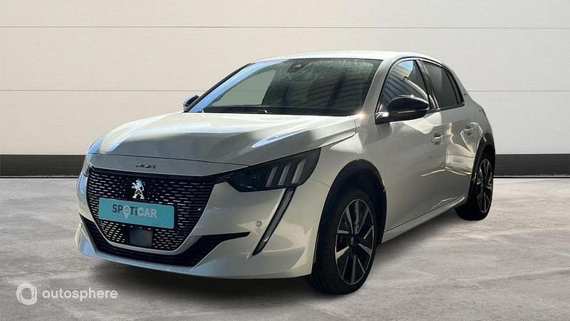 Blanc Utilisé 2020 Peugeot 208 GT-line Citadine | 13 999 € (Prix juste) - Image 1/4