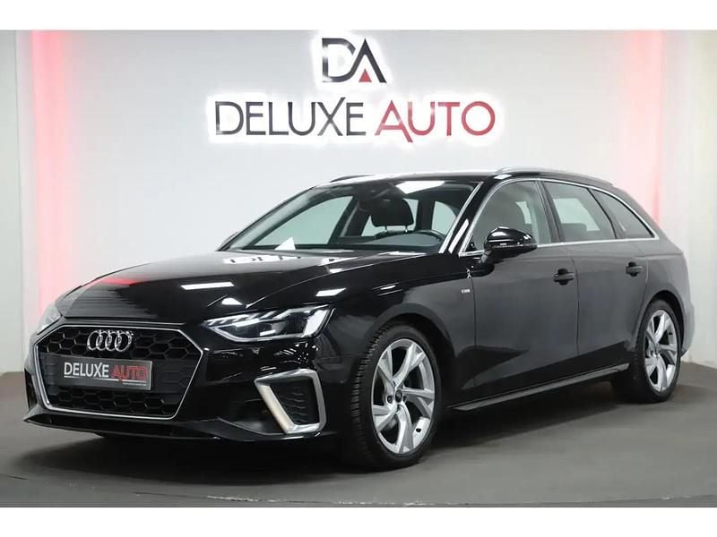 Noir Occasion 2021 Audi A4 S-Line Break | 25 990 € (Bon prix) - Image 1/4