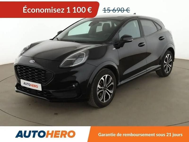 Noir Occasion 2020 Ford Puma ST-Line X SUV | 14 590 € (Bon prix) - Image 1/2