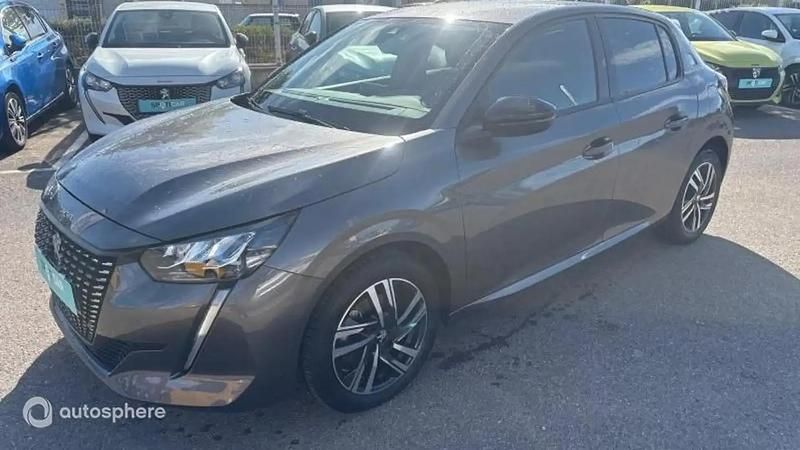 Gris Utilisé 2022 Peugeot 208 Allure Citadine | 13 999 € (Prix juste) - Image 1/4