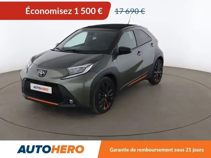 Vert Utilisé 2022 Toyota Aygo Limited Citadine | 15 890 € (Bon prix) - Image 1/2