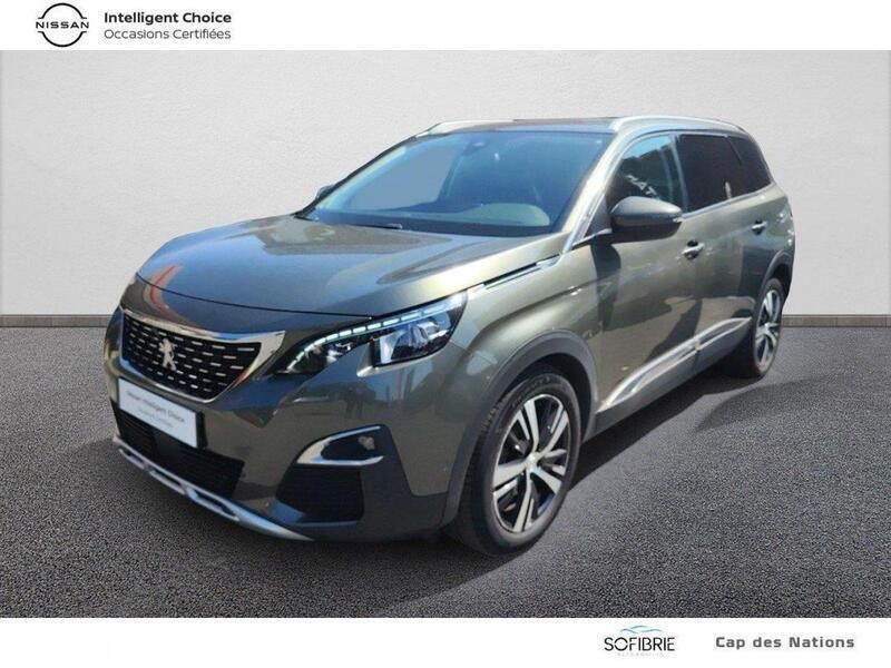 Vert Utilisé 2018 Peugeot 5008 GT-line Monospace | 21 490 € (Prix juste) - Image 1/3