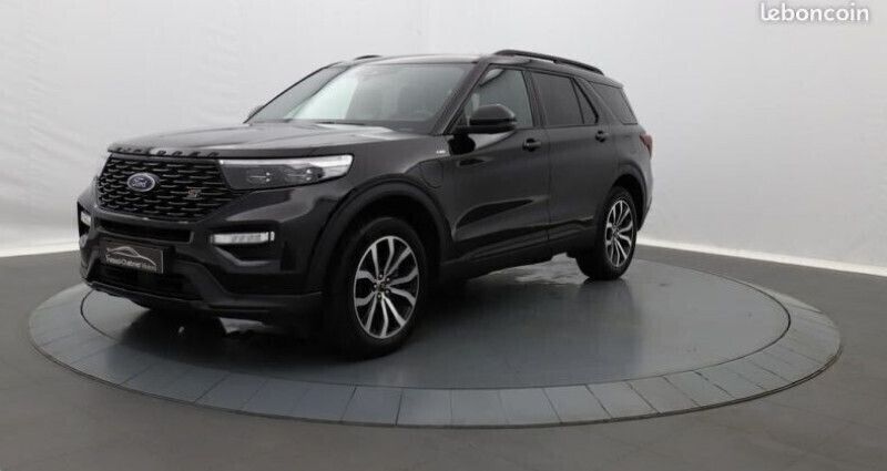 Noir Utilisé 2021 Ford Explorer Platinum SUV | 48 900 € (Prix juste) - Image 1/4