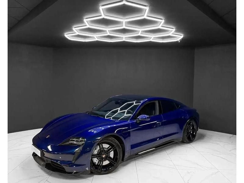 Bleu Occasion 2021 Porsche Taycan Turbo Berline | 69 900 € (Prix juste) - Image 1/4