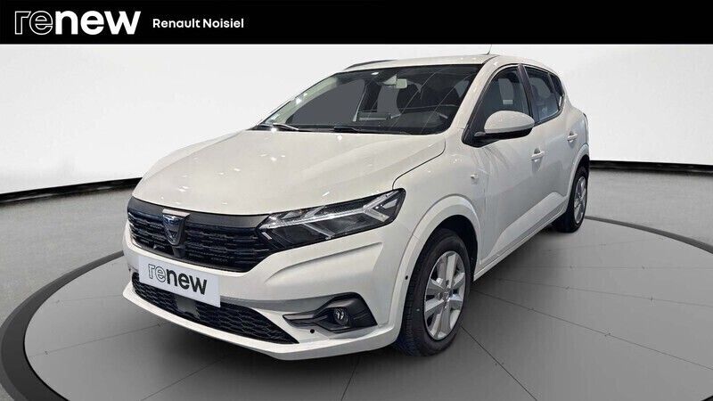 Blanc Utilisé 2022 Dacia Sandero Comfort Citadine | 14 490 € (Prix juste) - Image 1/4