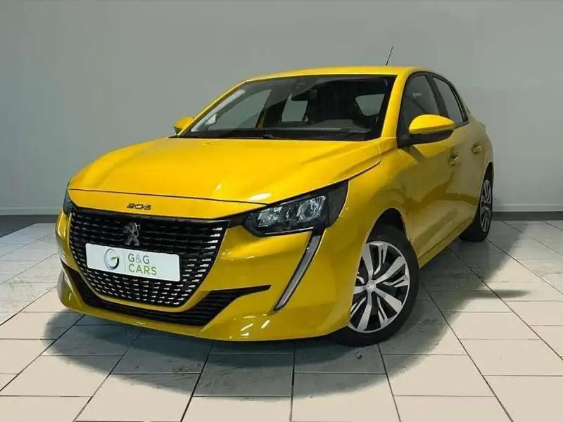Jaune Utilisé 2020 Peugeot 208 Active Citadine | 12 990 € (Bon prix) - Image 1/4