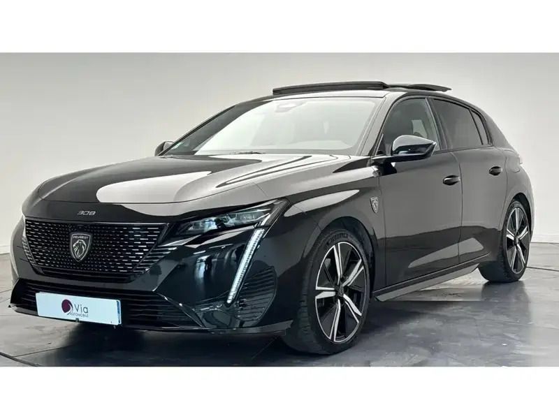 Noir Utilisé 2023 Peugeot 308 GT Berline | 29 990 € (Prix cher) - Image 1/4