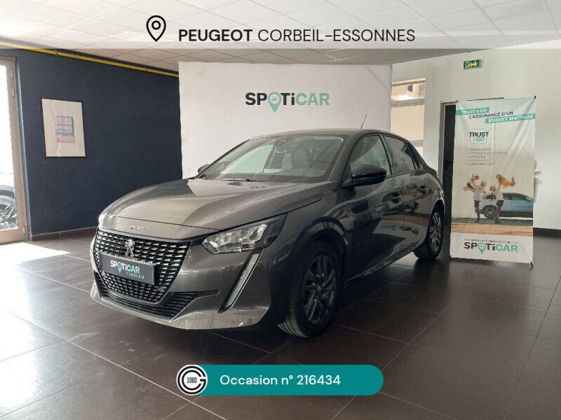 Gris Utilisé 2023 Peugeot 208 Business-Line Citadine | 13 480 € (Bon prix) - Image 1/4