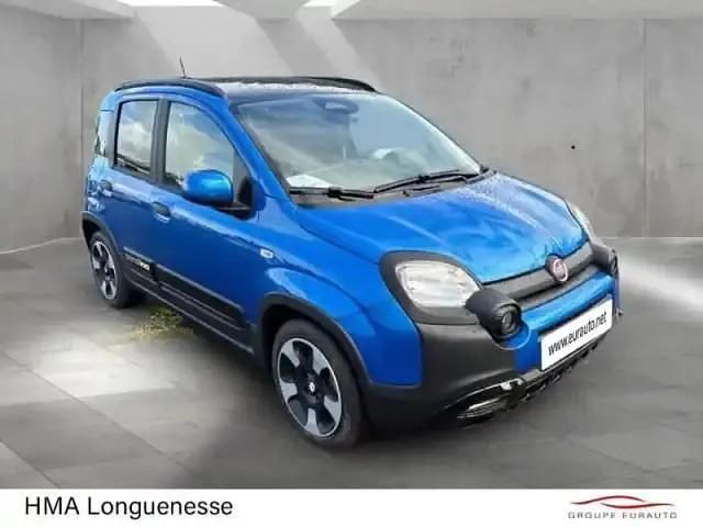 Nouvelle Fiat Panda Classica 2025 Bicolore bleu italie métallisé/toit noir Berline