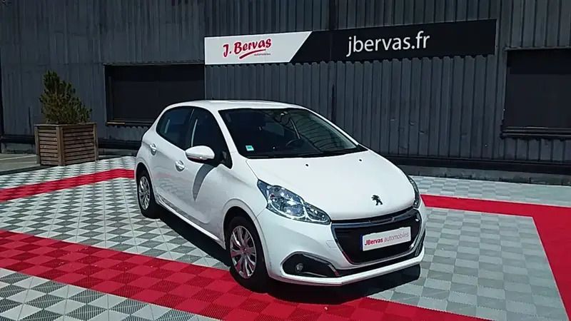 Blanc Utilisé 2020 Peugeot 208 Premium Citadine | 10 990 € - Image 1/4