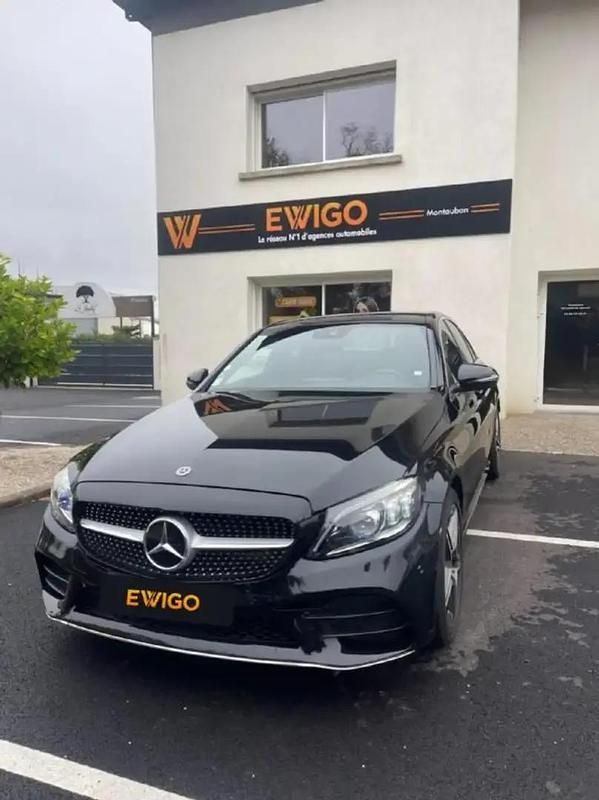 Noir Occasion 2019 Mercedes C180 AMG line Berline | 25 290 € (Prix juste) - Image 1/4