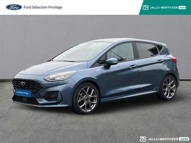 Bleu Utilisé 2023 Ford Fiesta ST-Line Citadine | 17 289 € (Prix juste) - Image 1/4