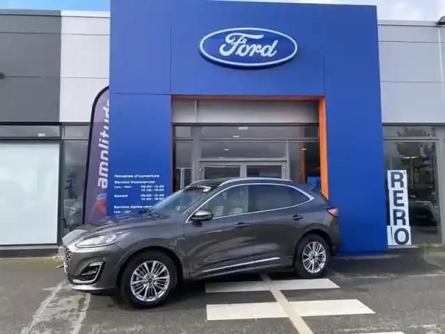 Gris Occasion 2022 Ford Kuga Vignale SUV | 27 799 € (Prix assez cher) - Image 1/4