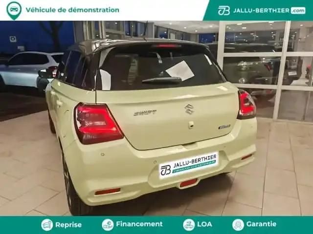 Nouvelle Suzuki Swift 2025 Cool yellow metallic/toit min gray Citadine