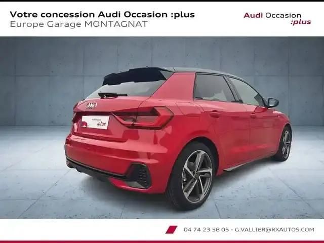 Occasion Audi A1 Sportback S-line plus 116 ch (85 kW) 2025 Rouge progressif métallisé noir mythe métallisé Citadine