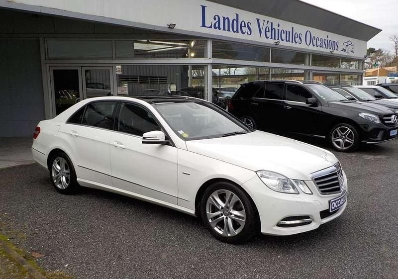 Occasion Mercedes E350 Avantgarde 266 ch (195 kW) 2012 Blanc Berline