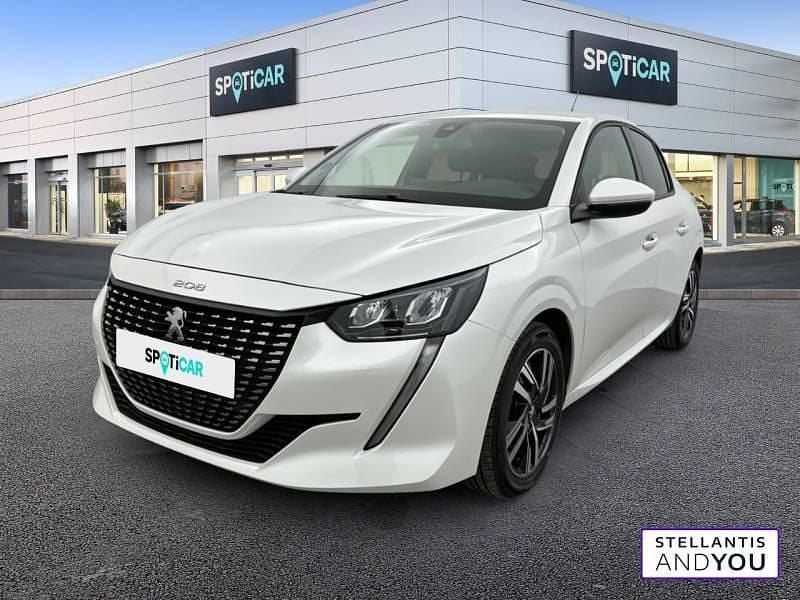 Blanc Utilisé 2021 Peugeot 208 Allure Citadine | 13 690 € (Prix juste) - Image 1/4