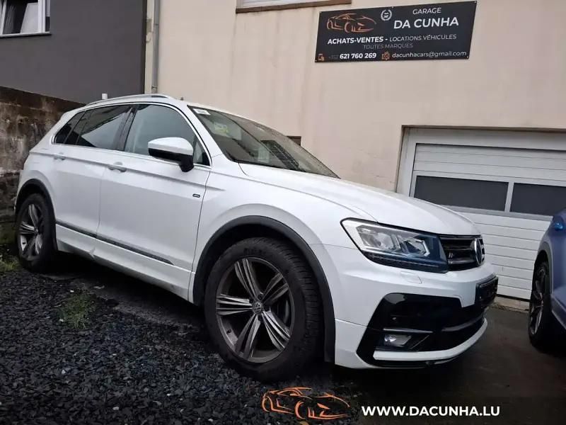 Blanc Utilisé 2019 VW Tiguan R-line SUV | 23 900 € (Prix juste) - Image 1/4