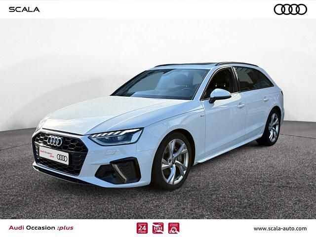 Blanc glacier métallisé Utilisé 2020 Audi A4 S-Line Break | 31 990 € (Prix juste) - Image 1/4