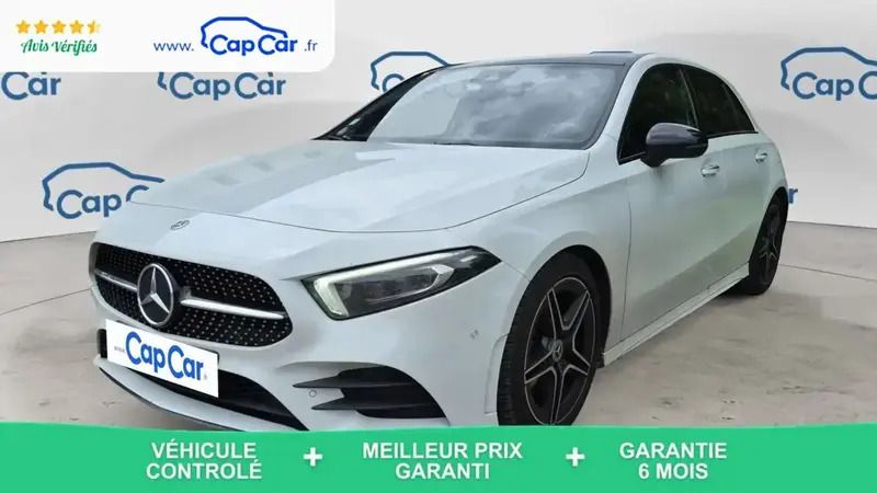 Blanc Utilisé 2020 Mercedes 200 AMG line Berline | 22 480 € (Prix juste) - Image 1/4