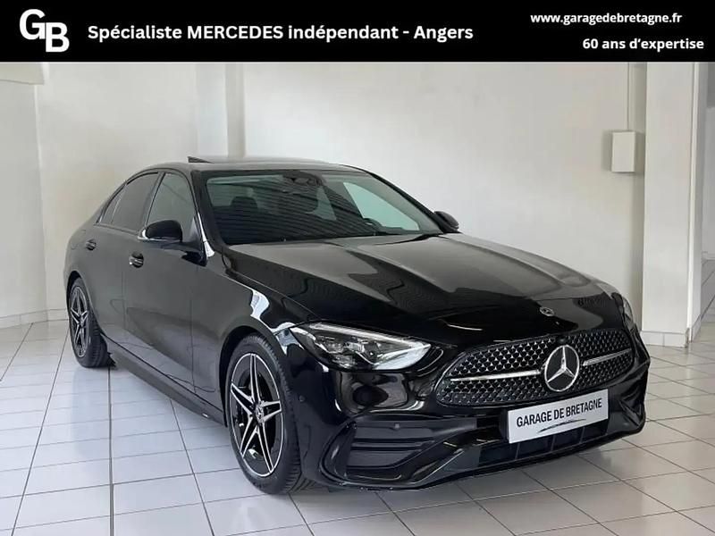 Noir Utilisé 2024 Mercedes C200 AMG line Berline | 47 900 € - Image 1/4