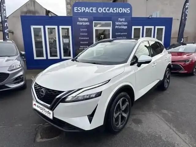 Blanc lunaire (spéciale) Occasion 2023 Nissan Qashqai N-Connecta SUV | 20 499 € (Bon prix) - Image 1/4