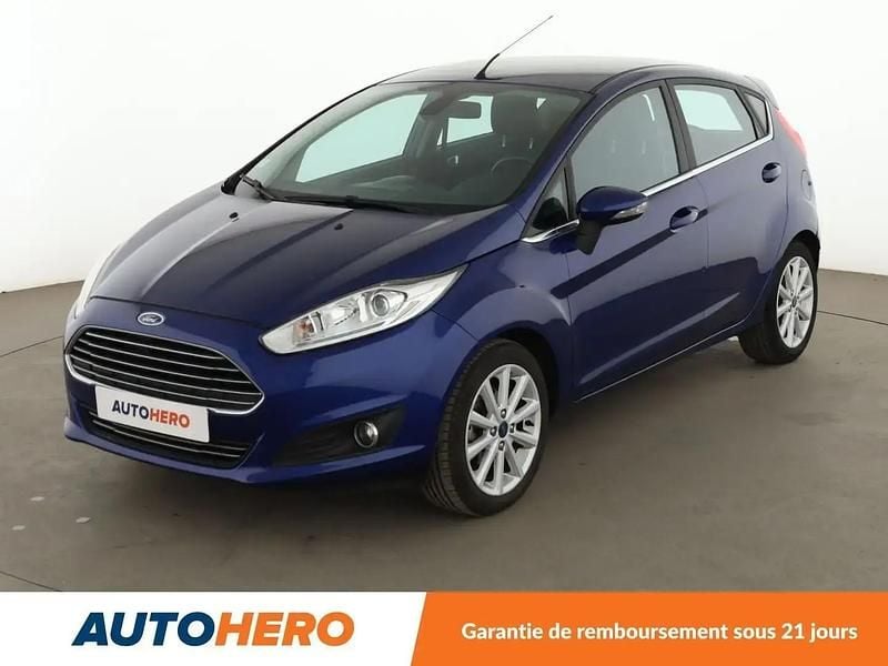 Bleu Utilisé 2015 Ford Fiesta Titanium Citadine | 7 590 € (Prix juste) - Image 1/2