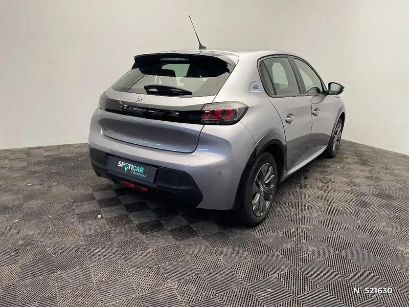 Occasion Peugeot e-208 Active 100 kW (136 ch) 2022 Gris Citadine