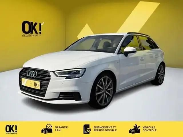 Blanc Utilisé 2019 Audi A3 S-Line Coupé | 21 980 € (Prix juste) - Image 1/4