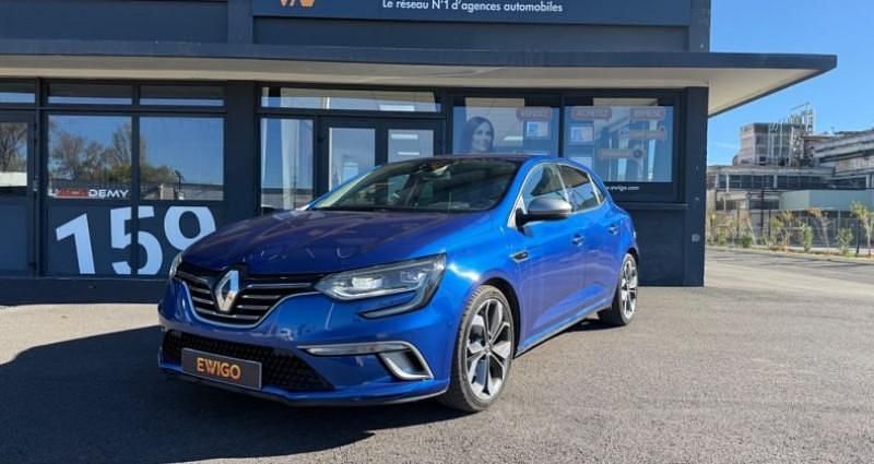 Bleu Utilisé 2016 Renault Mégane GT Line GT-Line Berline | 12 980 € (Prix assez cher) - Image 1/4