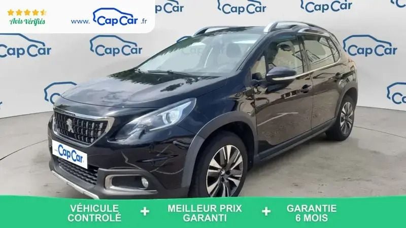 Noir Utilisé 2019 Peugeot 2008 Allure SUV | 9 790 € (Super prix) - Image 1/4