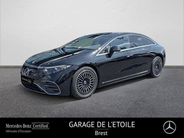 Noir Utilisé 2023 Mercedes EQS450+ AMG line | 85 890 € (Prix juste) - Image 1/4