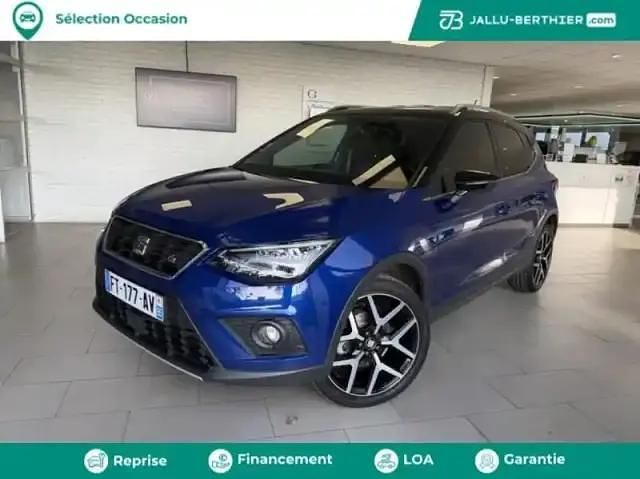Occasion Seat Arona FR 2020 Bleu electrique/toit gris magnétique SUV