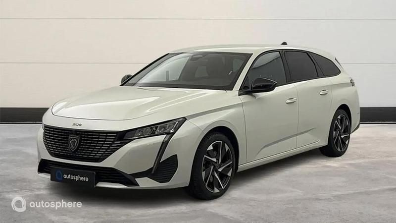 Blanc Utilisé 2022 Peugeot 308 Allure Break | 19 499 € (Prix juste) - Image 1/4