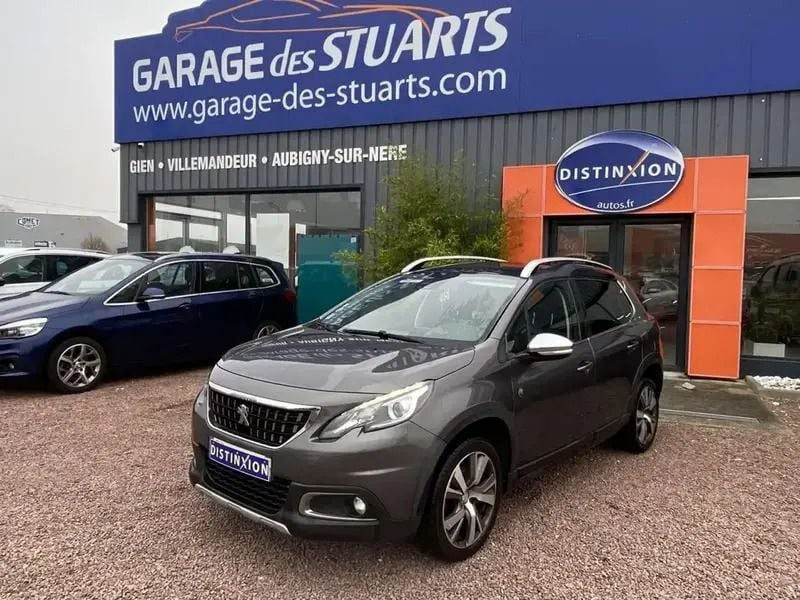 Gris Utilisé 2017 Peugeot 2008 Allure SUV | 11 480 € (Prix assez cher) - Image 1/4