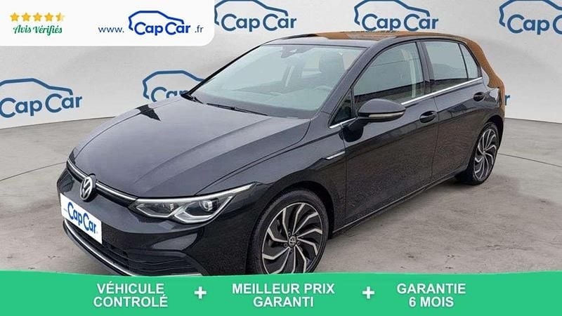 Occasion VW Golf VIII Style 150 ch (110 kW) 2020 Noir Berline