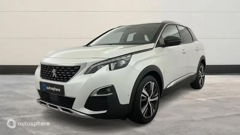 Blanc Utilisé 2018 Peugeot 3008 Allure SUV | 16 299 € (Prix juste) - Image 1/4